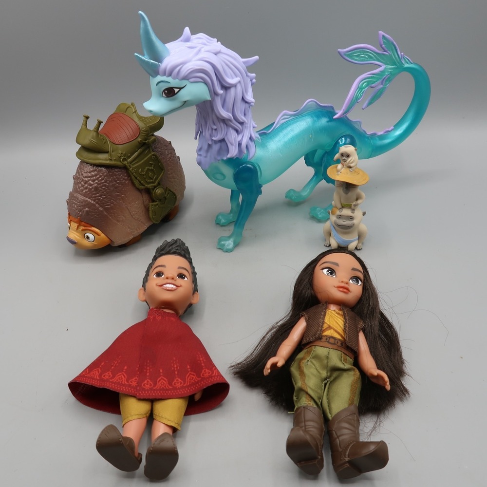 Disney Raya and the Last Dragon‎ Petite Toy Lot Tuk Tuk, Baby Noi, and the Ongis